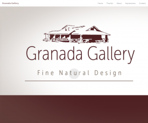 Webdesign Granada Gallery. Singel Page + Parallax Effekt